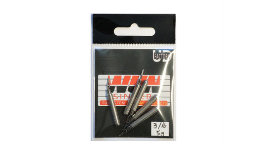 WUN TUNGSTEN Pinch Eye Cylinder Weight